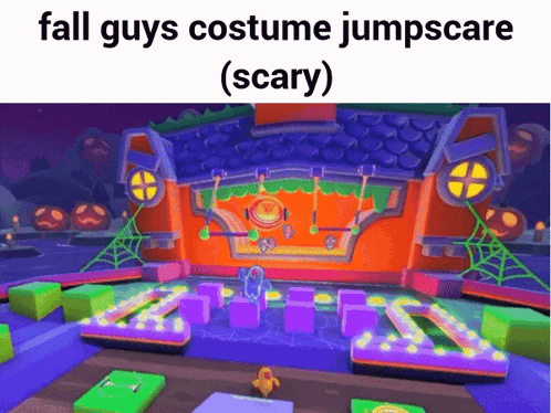 Fall Guys Costume Jumpscare GIF
