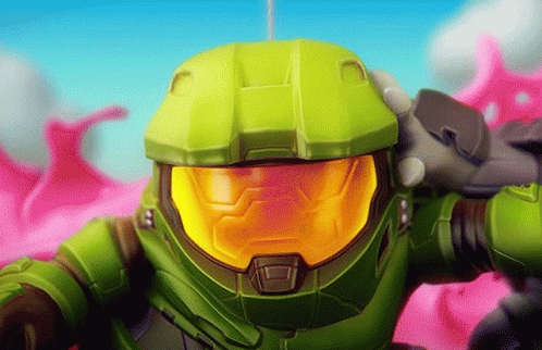Fall Guys Master Chief Halo GIF