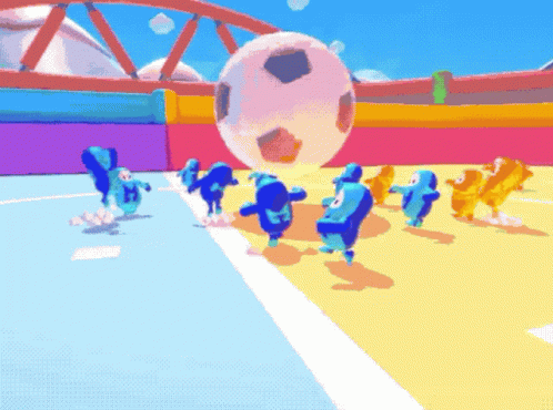 Fall Guys Soccer Ball GIF