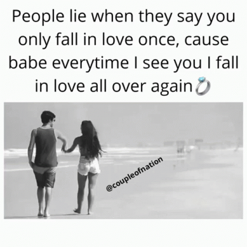 Fall In Love All Over Love Quotes GIF