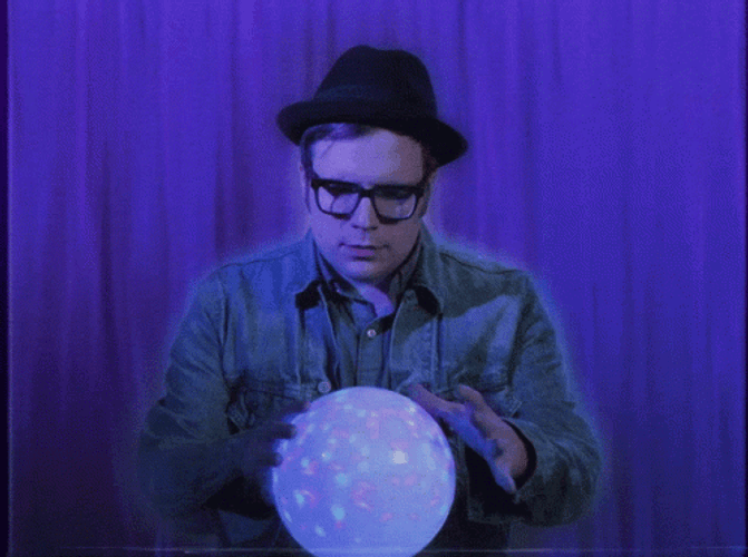 Fall Out Boy Rubbing Crystal Ball GIF