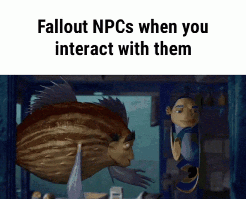 Fall Out Npc Luca Sharks Tale Meme GIF