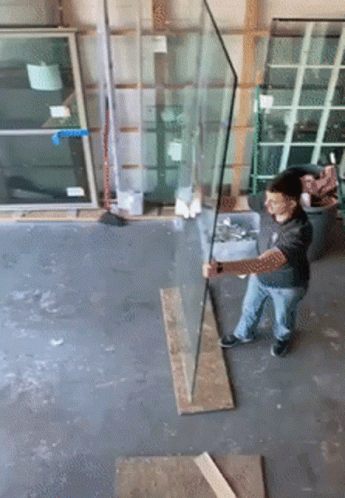 Fallen Glass Breaking On Ground GIF