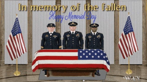 Fallen Memorial Day Display