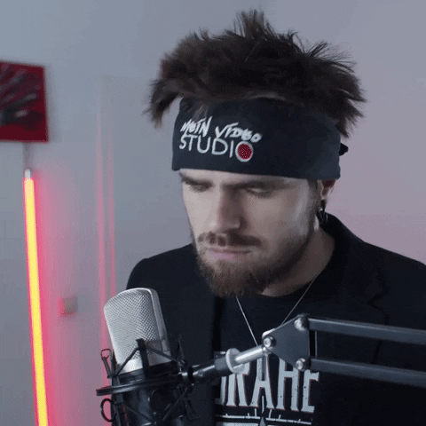 Falling Asleep Mic Bump GIF