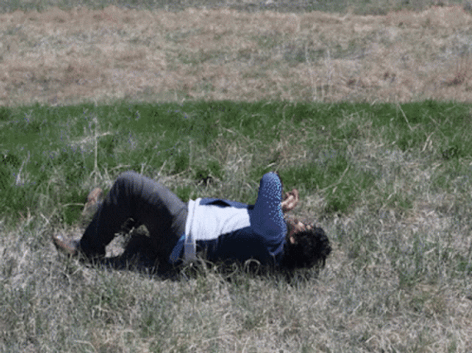 Falling Down On Hill GIF