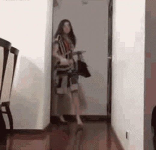 Falling Down Woman Got Wasted GIF