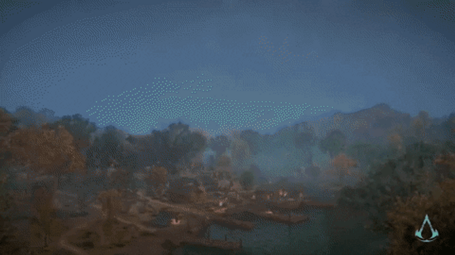 Falling Meteor During Thunderstorm GIF