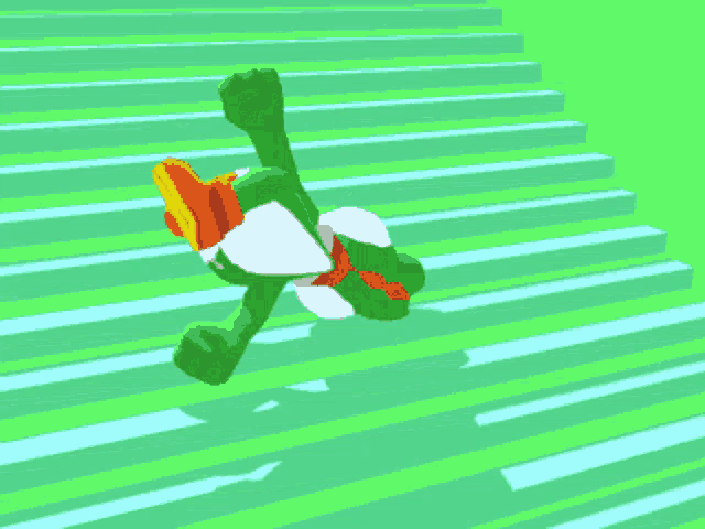 Falling Nintendo Yoshi Dead GIF