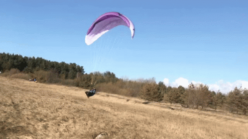 Falling Off While Paragliding GIF