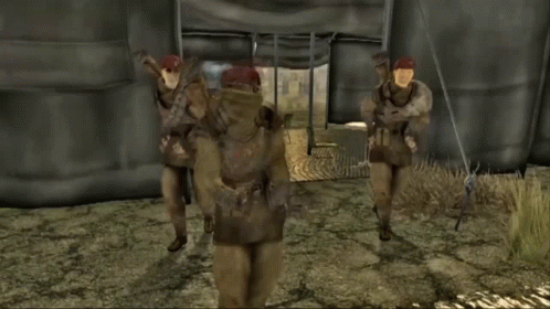 Fallout Dance Troop Camp GIF
