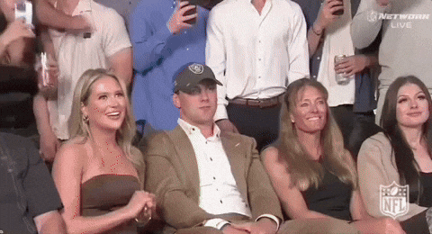 Families Of Auto Draft Players Happy Clapping GIF