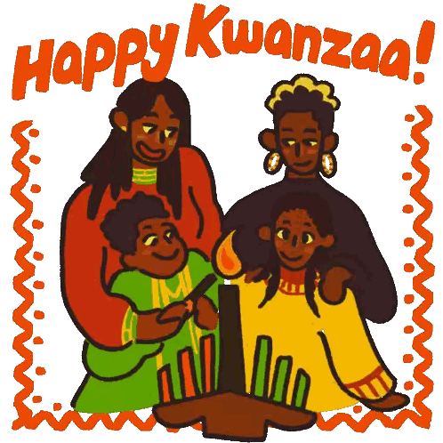 Family Celebrating Kwanzaa