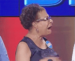 Family Feud Disgust GIF