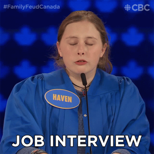 Family Feud Job Interview GIF