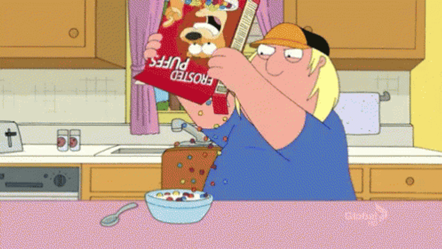 Family Guy Chris Griffin Eating GIF