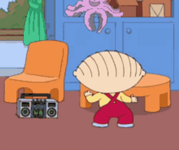 Family Guy Cute Dancing Stewie Wheres My Money GIF
