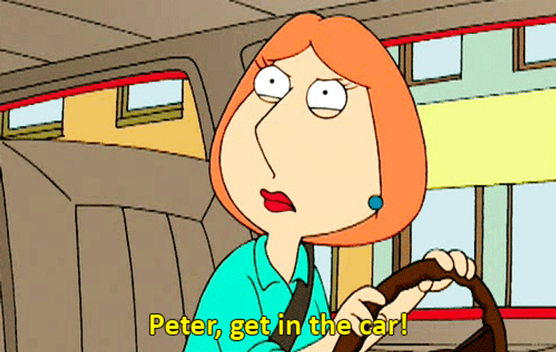 Family Guy Get In The Car GIF