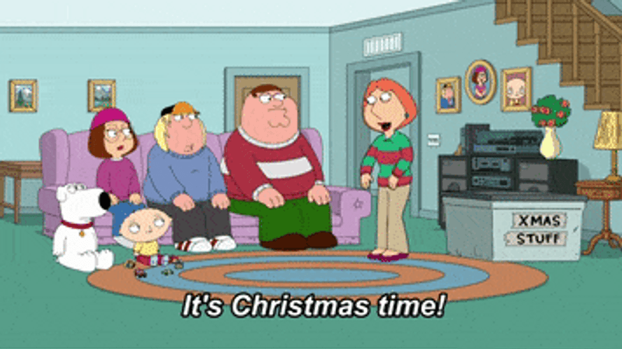 Family Guy It's Christmas Time GIF