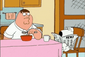 Family Guy Peter Griffin Breakfast GIF