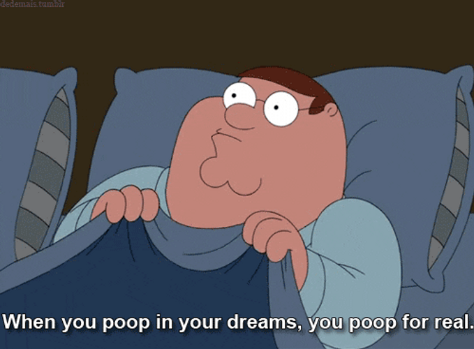 Family Guy Peter Nightmares GIF