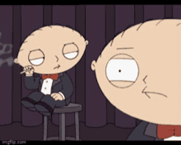 Family Guy Stewie Wheres My Money Smoke Jazz GIF