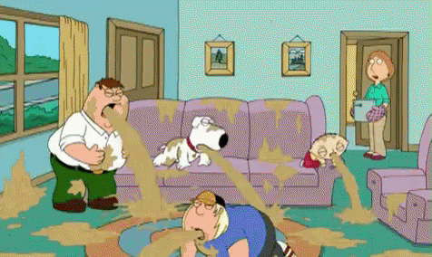 Family Guy Vomit Time GIF