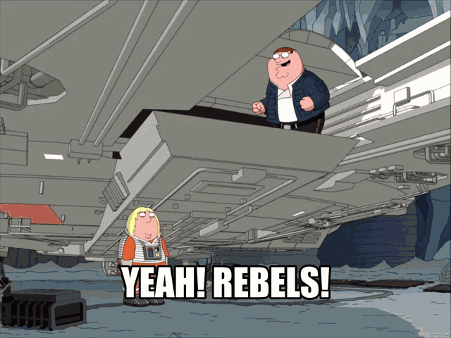 Family Guy Yeah Rebels Star Wars Gif GIF