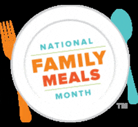 Family Meals National Month Logo GIF