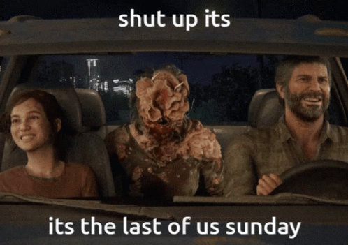 Family Shut Up It's The Last of Us Sunday
