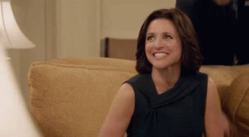 Famous Veep Selina Meyer Laughing GIF