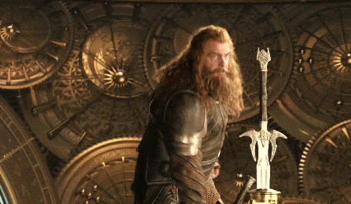 Famous Volstagg Preparing For Battle GIF