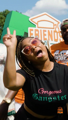 Famu Female Student Peace Sign GIF