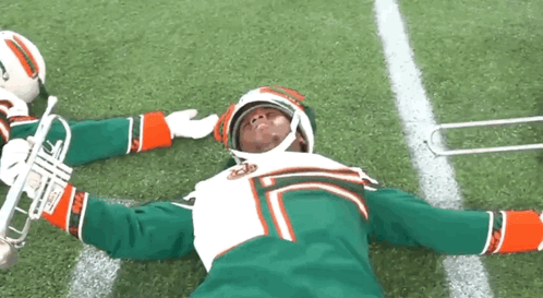 Famu Marching 100 Band Member On Ground GIF