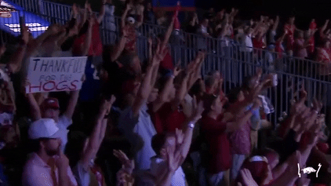 Fan Of Razorbacks Is Thankful GIF