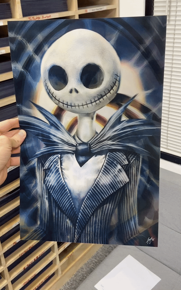 Fanart Poster Of Nightmare Before Christmas GIF