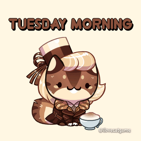 Fancy Coffee Good Morning Tuesday GIF