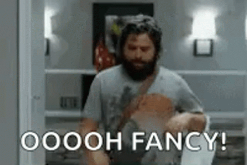 Alan Flips Hair So Fancy GIF