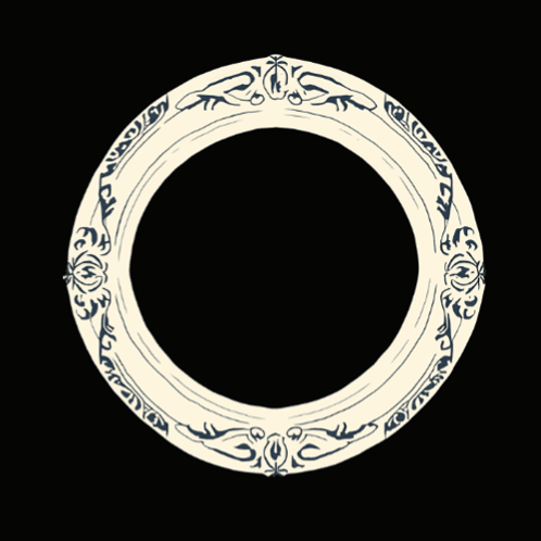 Fancy Sex Is Written On A White Circle With A Black Background GIF