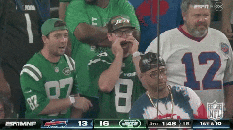 Fans Clapping For Jets GIF