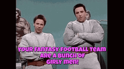 Fantasy Football Girly Men GIF