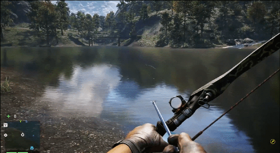 Far Cry 4 Grenade Fishing Kill GIF