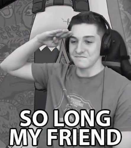 Farewell Friend Salute Gamer Meme GIF