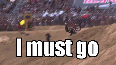 Farewell Meme Flying Motorbike Race GIF