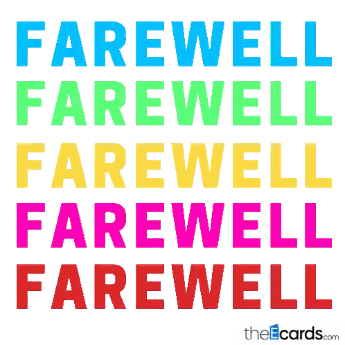 Farewell Poster in Different Colors