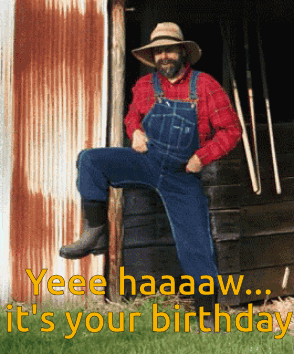 Farm Guy Funny Happy Birthday Meme GIF