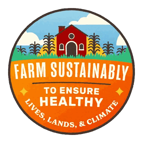 Farm Sustainably Sticker