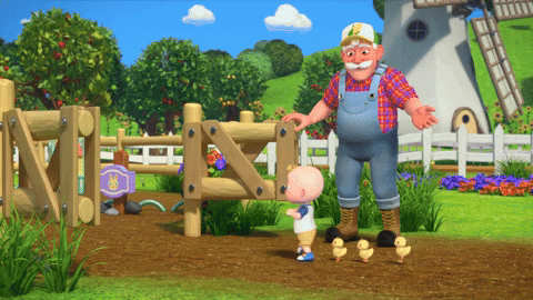 Farming Calling Out Ducks GIF