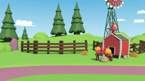 Farming In The Barn GIF