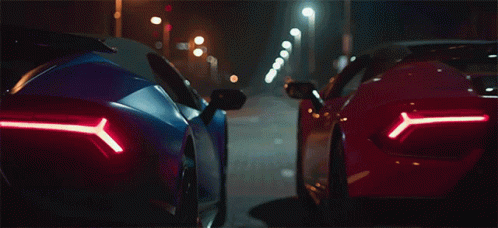 Fast Car Lamborghinis Racing GIF